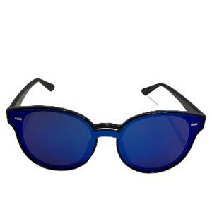 Over-Sized Blue Lens Unisex Sunglasses